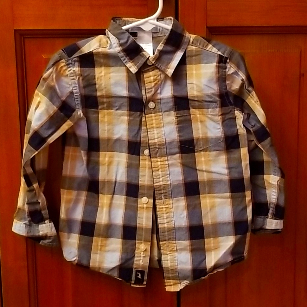 Janie & Jack Flannel Button Up